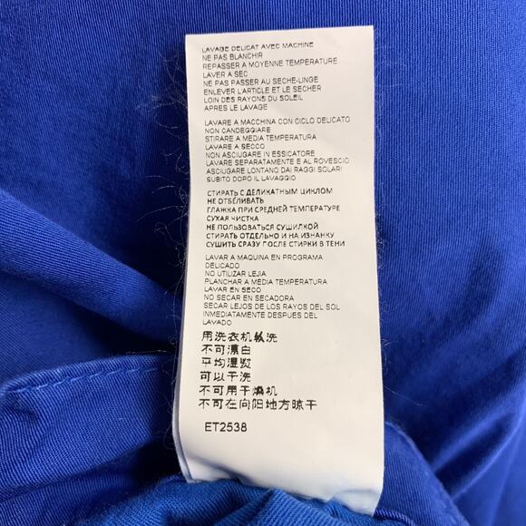 DIRK BIKKEMBERGS Size 32 Blue Cotton Blend 5 Pocket Casual Pants - Picture 6 of 7